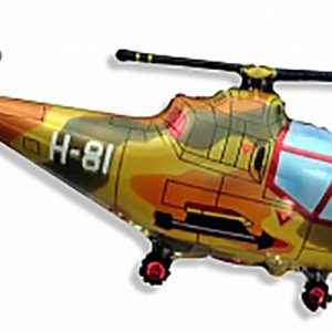 Шар (38/97 см) Фигура, Вертолет, Военный