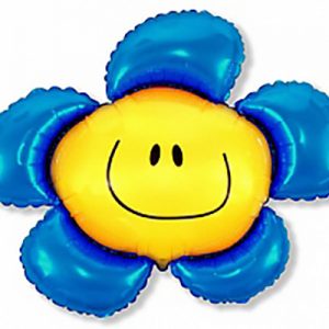 Шар (41/104 см) Фигура, Солнечная улыбка, Синий
