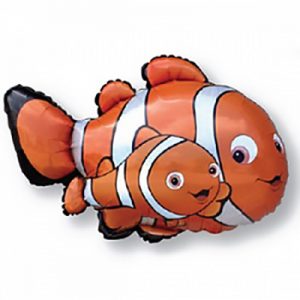 Шар (36/91 см) Фигура, Рыба-клоун Немо, Оранжевый