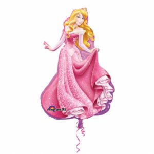 Шар (37/93 см) Фигура, Спящая красавица, Розовый
