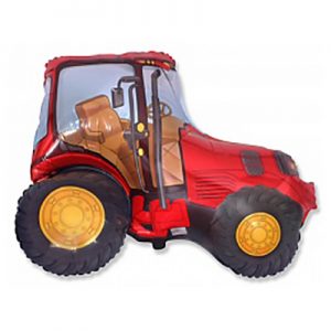 Шар (38/97 см) Фигура, Трактор, Красный